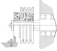 气动离合器BTC-10安装示例图