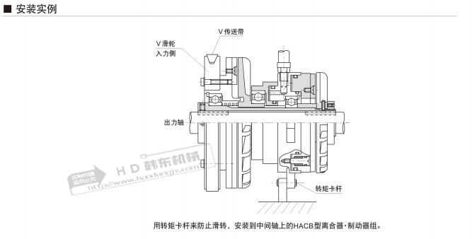 气动离合器刹车