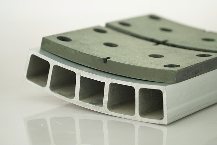 Aluminum shoes & Lining of pneumatic drum type clutch