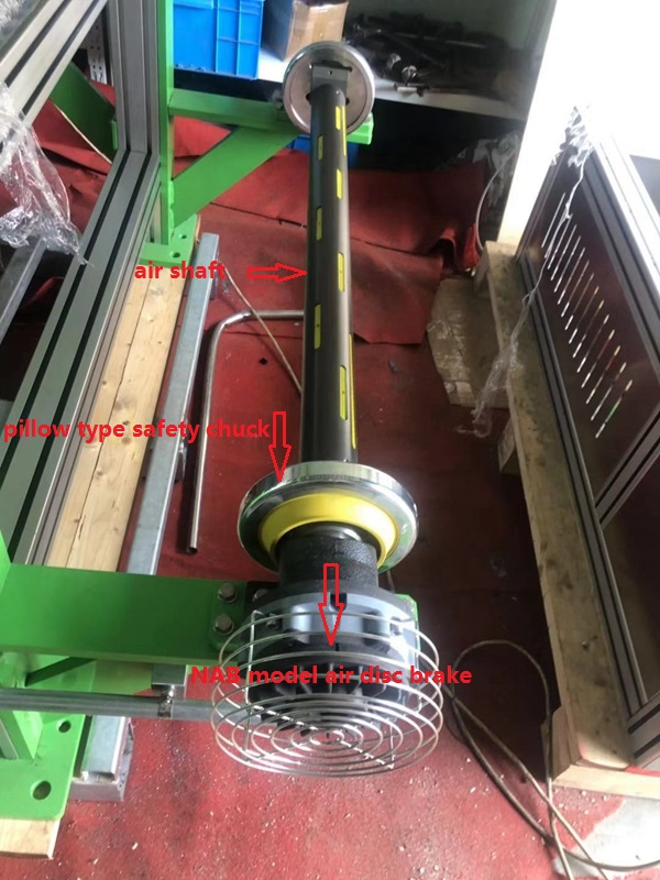 safety chuck with air shaft
