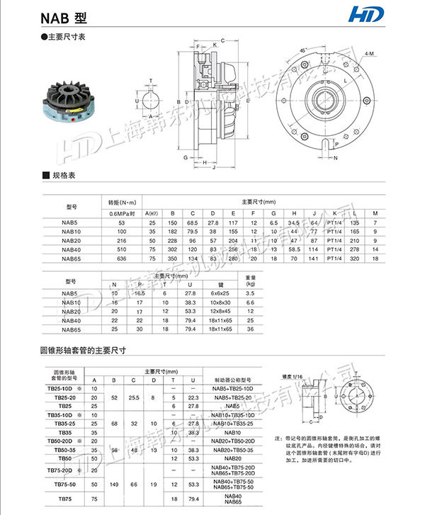 NAB制动器